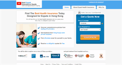 Desktop Screenshot of bestexpatinsurancedeals.com